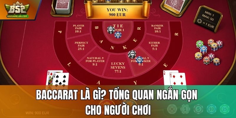Baccarat là gì? Tổng quan ngắn gọn cho người chơi