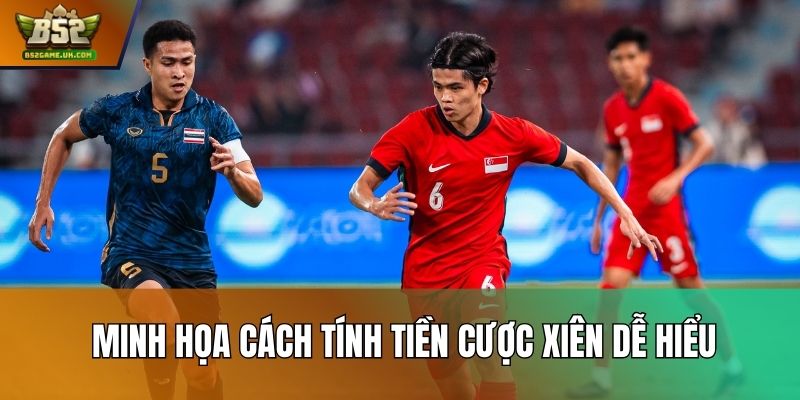 Minh họa cách tính tiền cược xiên dễ hiểu